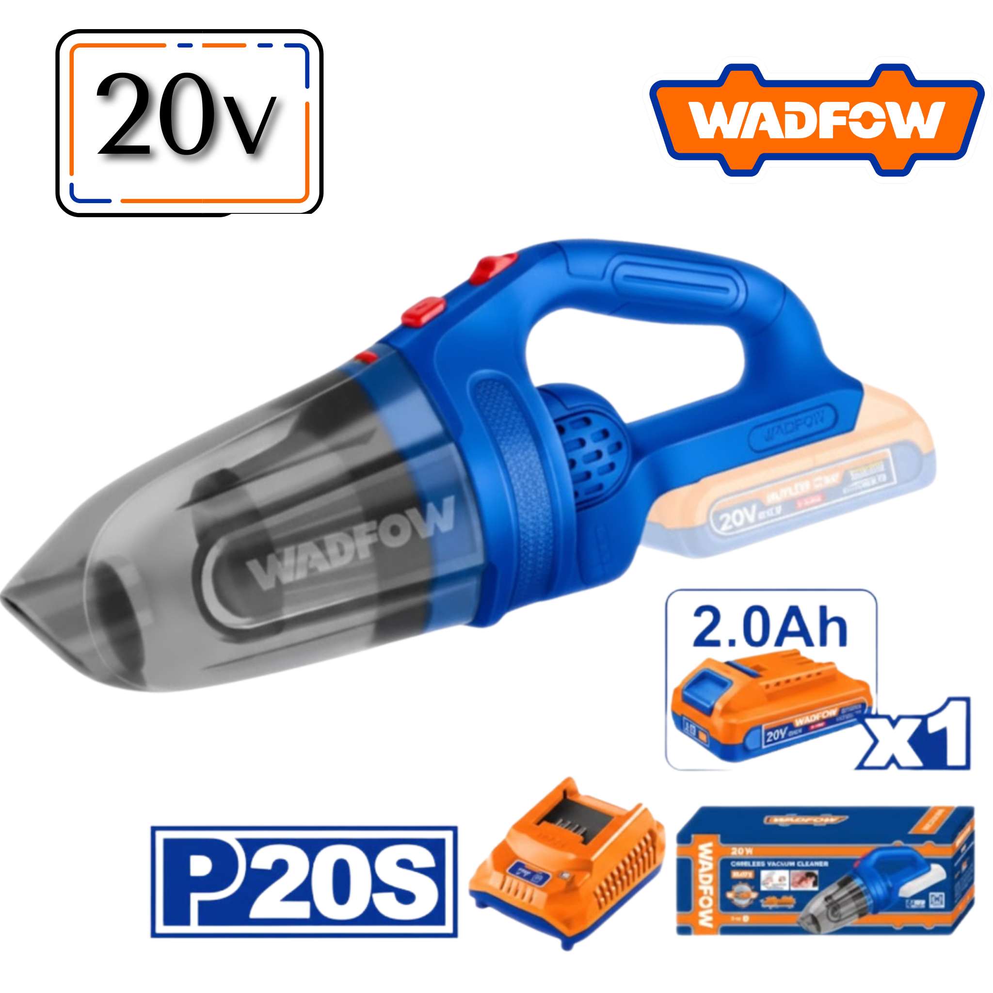 مكنسة سيارة شحن 20 مولت - FixAll